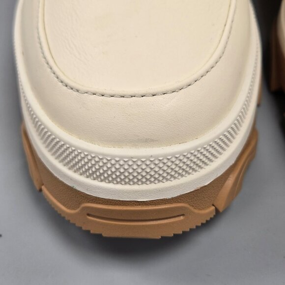 SOREL Brex Chelsea Boot Pull On Ankle Bootie Natural Sea Salt Leather Size 10 - Picture 10 of 13